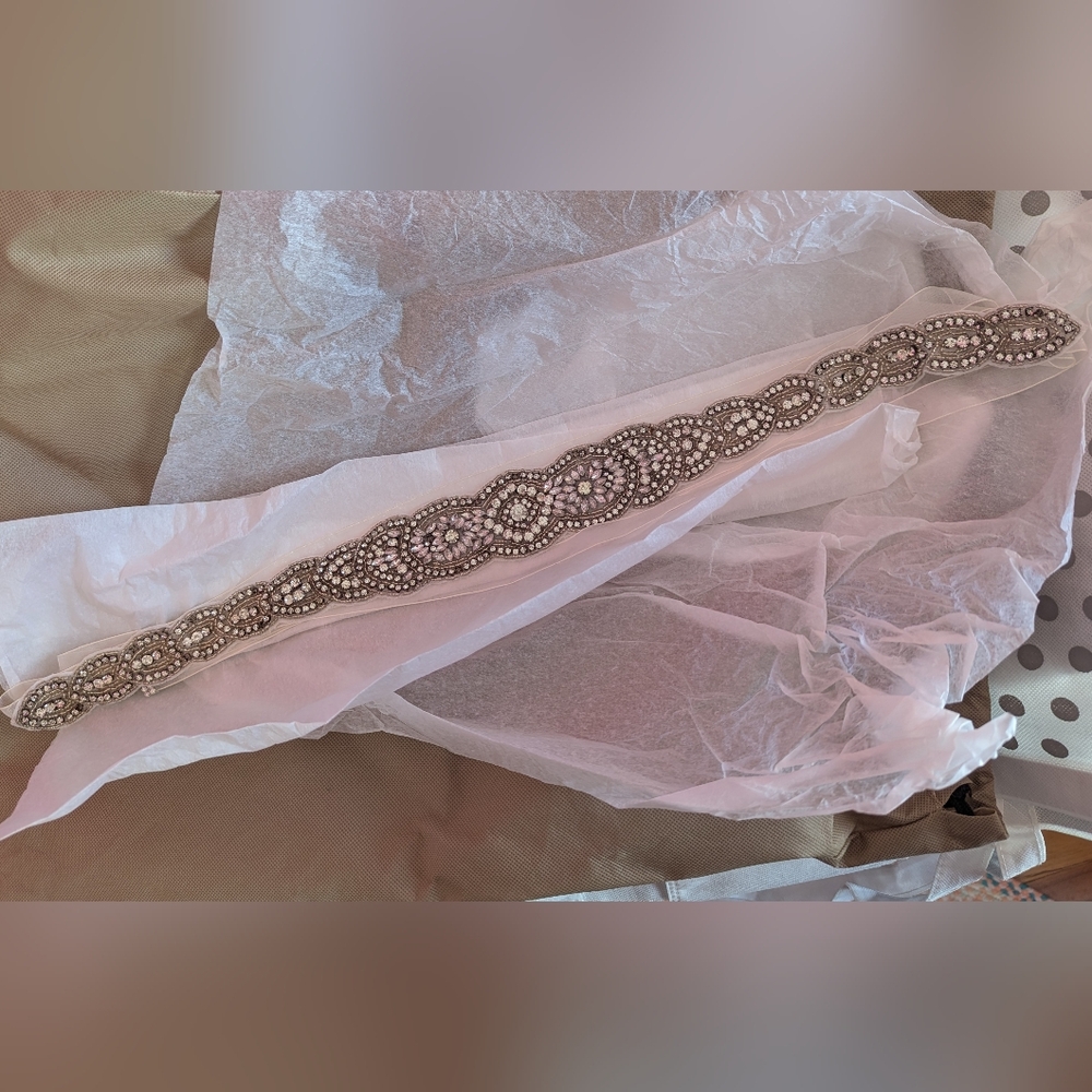 Crystal Bridal Belt Wedding Dress Sash